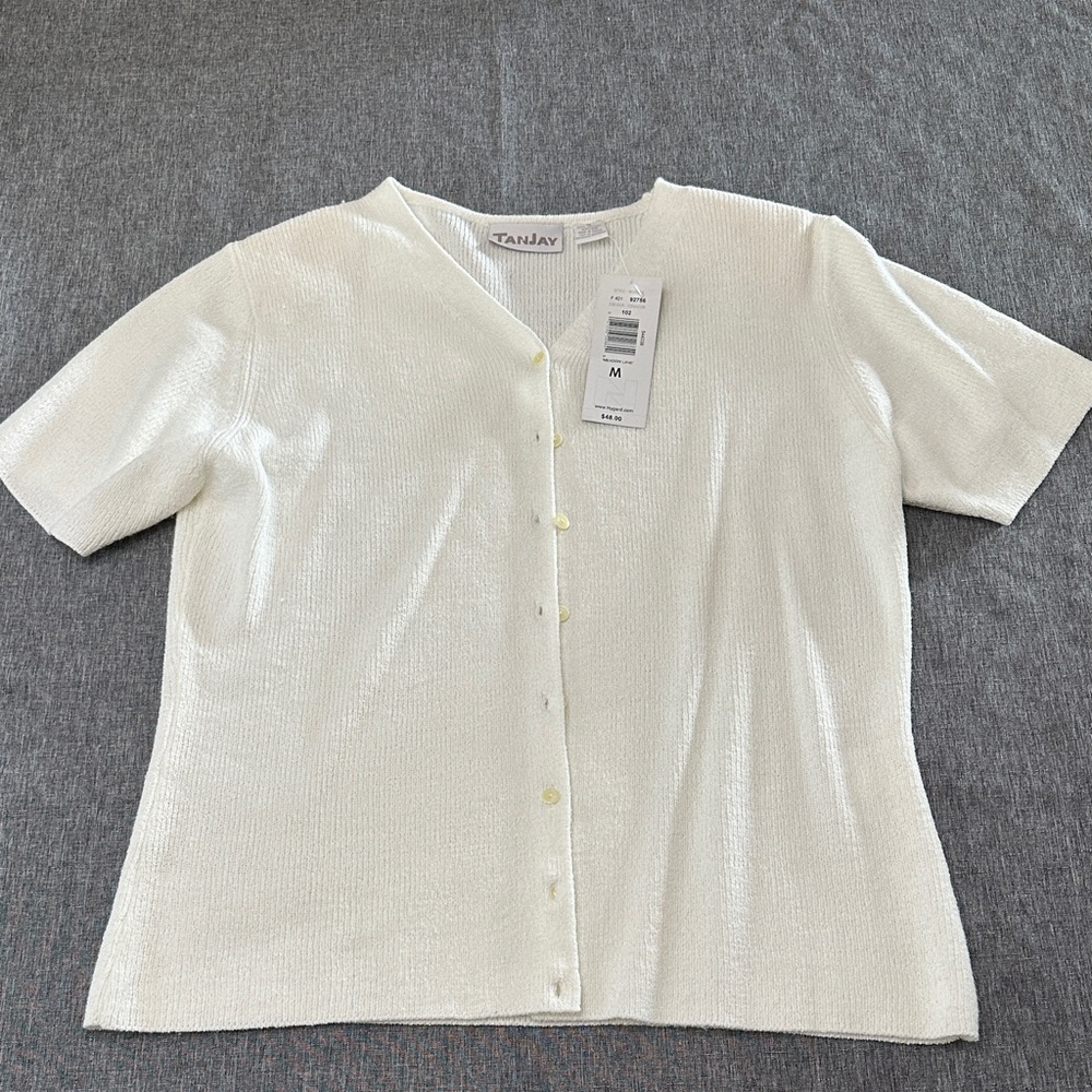 TANJAY Ivory Button-Down